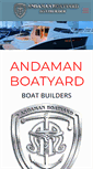 Mobile Screenshot of andamanboatyard.com